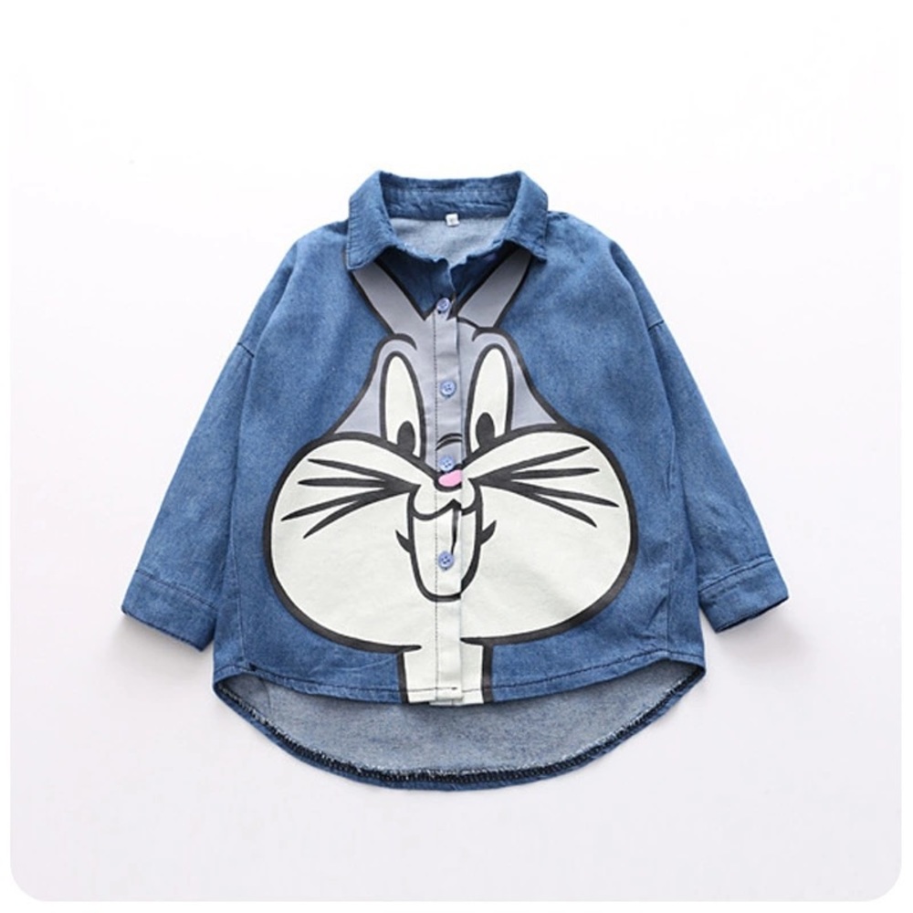 Jeans Bunny Shirt / Jeans jacket - BLUE